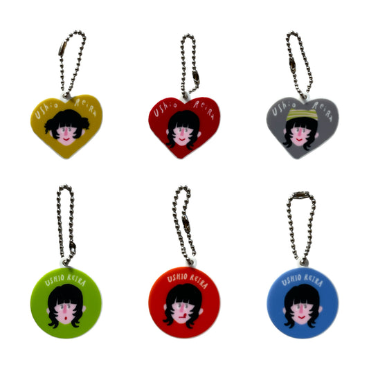 USHIO chan Keychain(全6種ランダム)